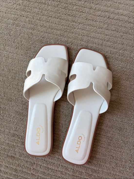 Aldo Shoes - Aldo Itsandal, White, size 7